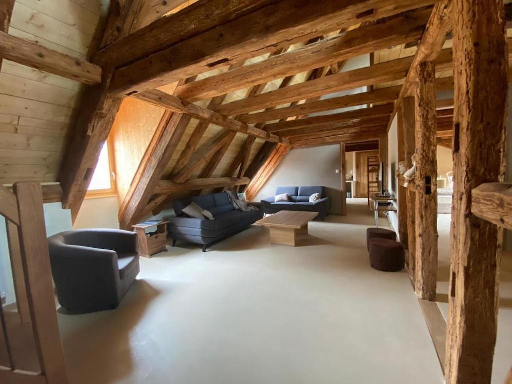 Maison De Charme En Alsace - In Vino Veritas - 12 Personnes Gueberschwihr Luaran gambar